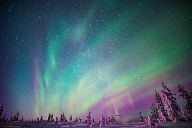 Ski Trekking under the Northern Lights - The Finnish fire stop