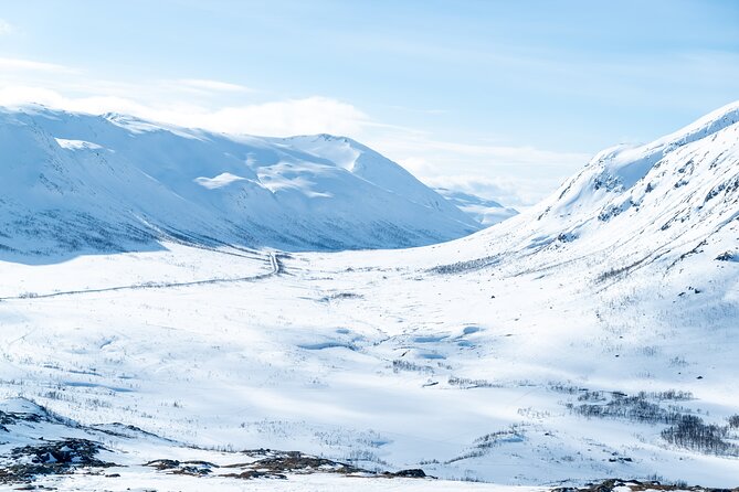 Small Group Snowshoe Hike in Tromso - Fitting snowshoes and settling into the walk