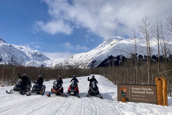 Snowmobile and Snowshoe Dual Adventure in Kenai Fjords NP - Snowshoes, spruce, and a slower pace