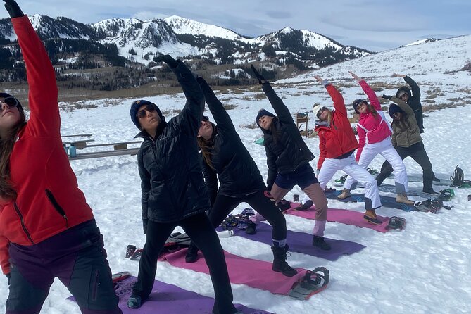 Snowshoe and Snowga (snow yoga) in Park City's Winter Wonderland - A different way to spend a Park City morning