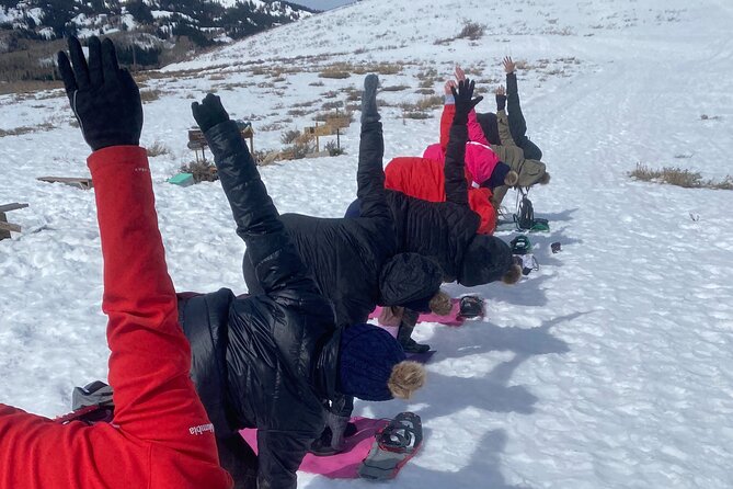 Snowshoe and Snowga (snow yoga) in Park City's Winter Wonderland - Clothing, water, and fitness