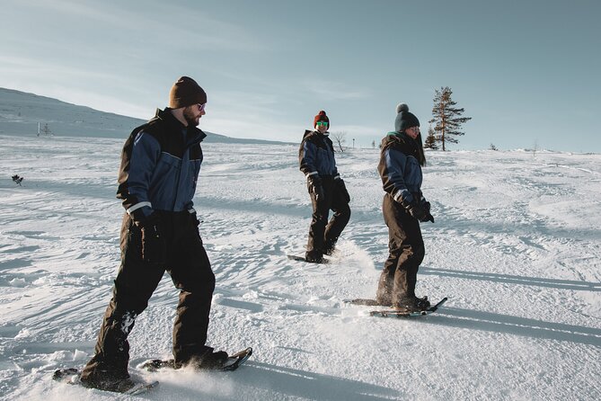 Snowshoe Fun - Getting fitted for snowshoes and setting out