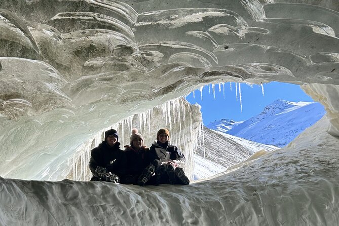 Snowshoe Hike to Castner Glacier Ice Cave - The Fairbanks pickup and the ride south