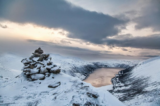Snowshoe Hill Hike in Tromsø - Reaching the top and stopping for lefse