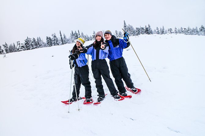 Snowshoe Trip for Ice Fishing in Inari-Saariselkä - Learning to fish through the ice