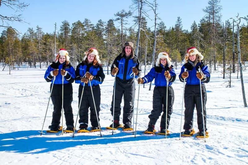 Snowshoe Trip for Ice Fishing in Saariselka - Leaving Saariselkä for the Arctic forest