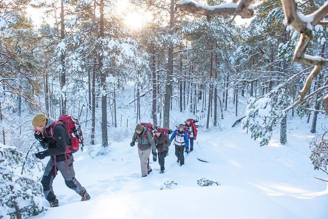 Snowshoe Winter Hike from Stockholm - The special moment: walking on frozen lakes