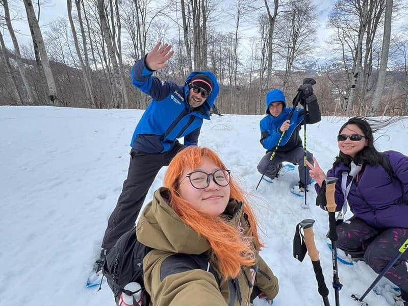 Snowshoeing in Bakuriani, Caucasus Mountains - From Bakuriani to the trailhead in 25 minutes