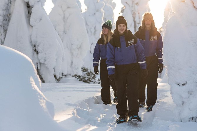 Snowshoeing in the Arctic Circle Wilderness - White trees, quiet woods, and untouched snow
