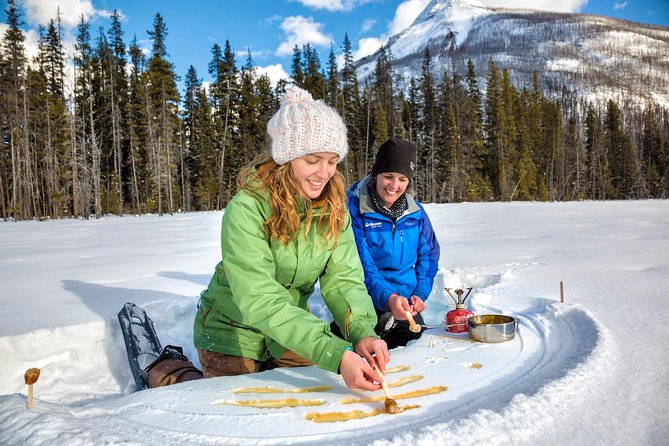 Snowshoeing Tour to the Paint Pots - Hot chocolate, maple taffy, and a crazy carpet