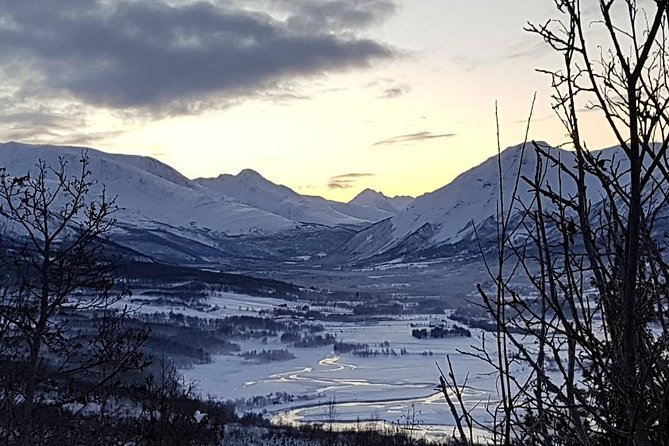 Snowshoeing With A View - The view across the Lyngen Alps and Ullsfjorden