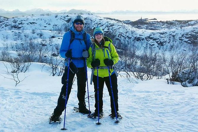 Snowshoes hike in Lofoten - Why a snowshoe walk works so well in Svolvær