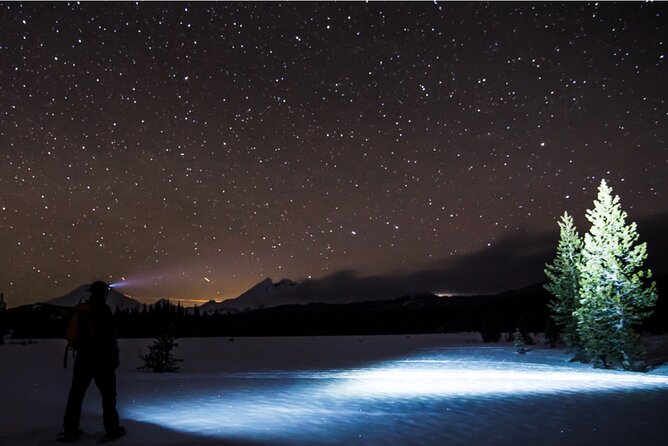 Tahoe National Forest Moonlight Snowshoe Tour Under a Starry Sky - From tall trees to open alpine meadows