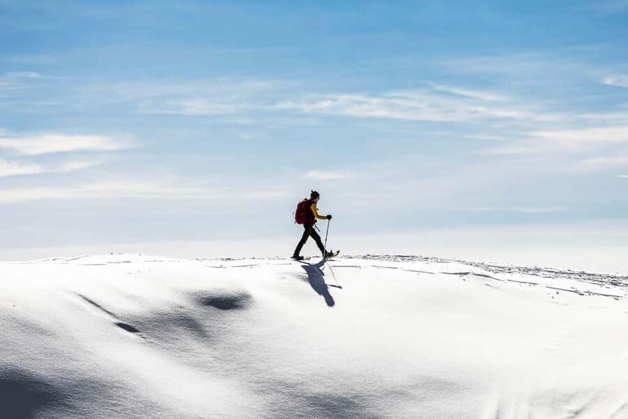 Tromsø: Arctic Sightseeing & Snowshoeing with picnic - Leaving Tromsø for Arctic country