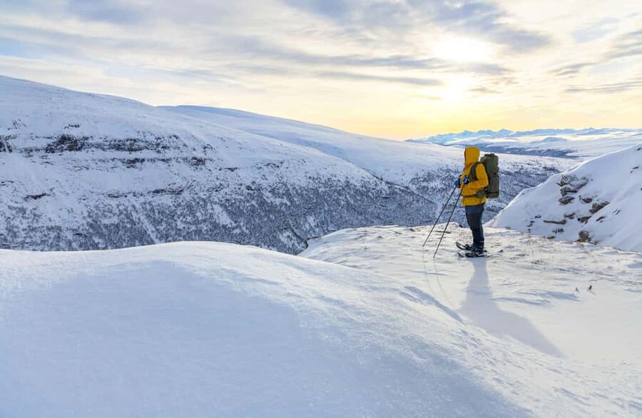 Tromsø: Arctic Sightseeing & Snowshoeing with picnic - Scenic stops before the snowshoes go on