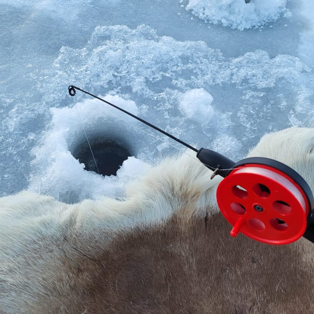 Tromsø: Ice Fishing and Snowshoe Hiking with a Local Guide - Snowshoes, woodland, and the first hour on foot
