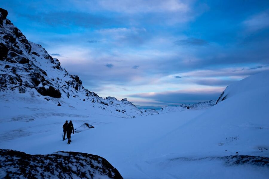 Tromso-Snowshoeing excursion to view point - Why the 11:00 start works so well in Tromsø