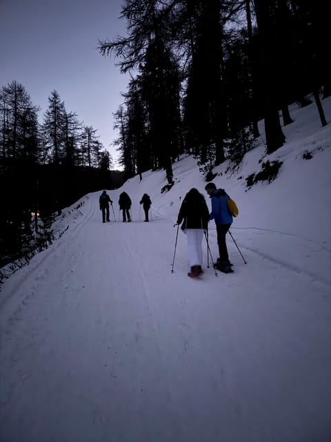 Vialattea: Night Snowshoeing under the Stars - Reaching Baita Gimont under the stars